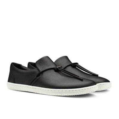 Vivobarefoot Ra Slip on Womens - Black Casual Shoes RIO923684